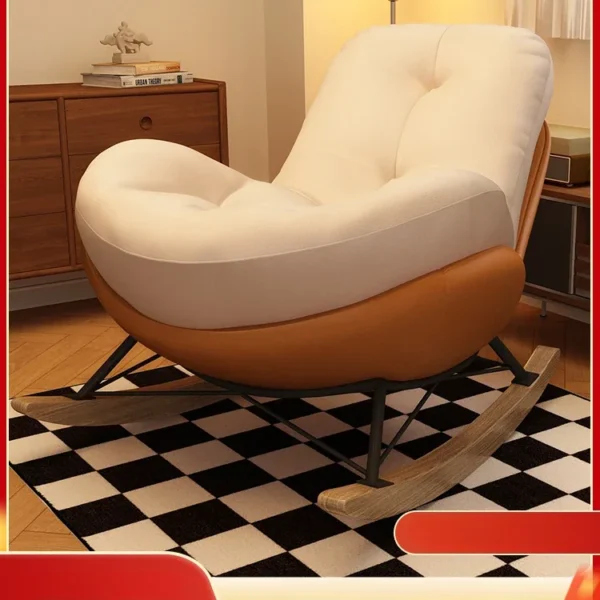 Sofa lười có thể nằm ngủ, ghế bập bênh chim cánh cụt