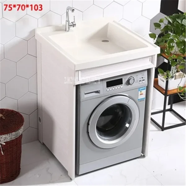 M-01 Nhôm Không Gian Tủ Máy Giặt Hộ Gia Đình Ban Công Tủ Bảo Quản Phòng Tắm Giặt Bể Bơi Tủ Kết Hợp