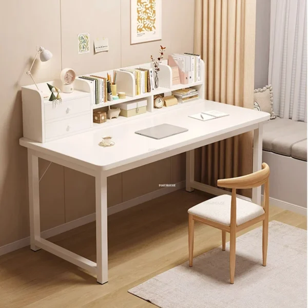 Bàn làm việc máy tính để bàn hiện đại có ngăn kéo Phòng ngủ gia đình Bàn học viết cho sinh viên Nội thất văn phòng Bàn chơi game đa chức năng