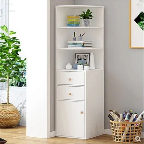Phòng Khách Hiện Đại Tủ Sách Góc Đơn Giản Đa Năng Phòng Ngủ Tủ Góc Tủ Tam Giác Nhà Nội Thất Phòng Khách
