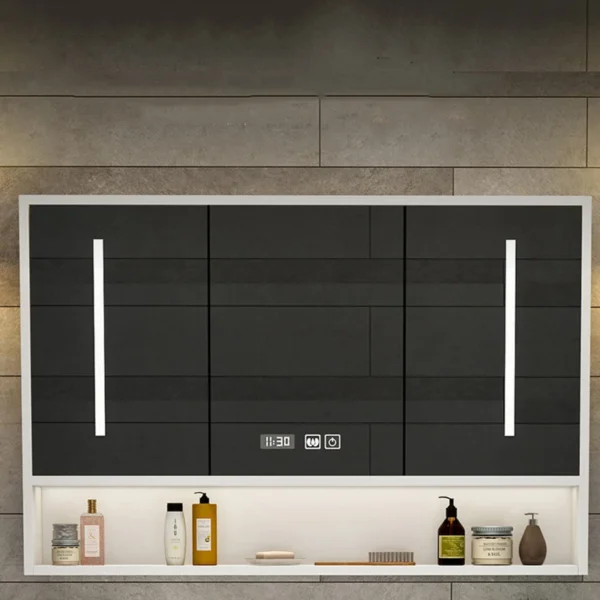Tủ Thông Minh Hiện Đại Làm Tóc Trang Điểm Tắm Đèn Led Tủ Phòng Tắm Kệ Chứa Đồ Meuble De Rangement Nội Thất Gia Đình