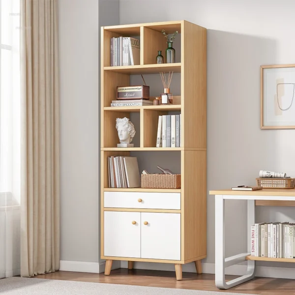 Đơn Giản Tủ Sách Kệ Cao Từ Trần Nhà Phòng Khách Tủ Bảo Quản Nhiều Tầng Nhà Phòng Nhỏ Kệ Kệ Sách Treo Tường Phòng Ngủ