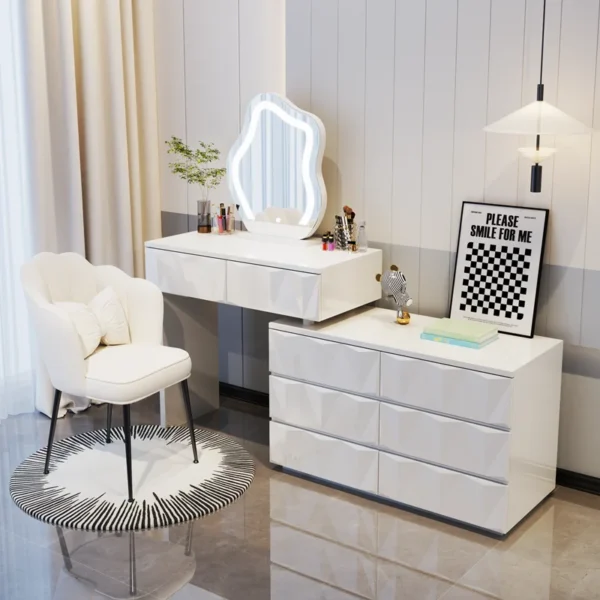 Phân Bàn Trang Điểm Làm Giá Trắng Nữ Đầm Tủ Bảo Quản Bao Người Tổ Chức Tocador De Maquillaje Nội Thất Phòng Ngủ