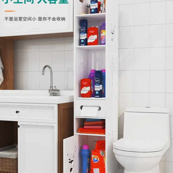 Kệ vệ sinh Phòng tắm Đường may nhiều lớp Lưu trữ Góc nhà vệ sinh Tủ lưu trữ Tầng hiện vật