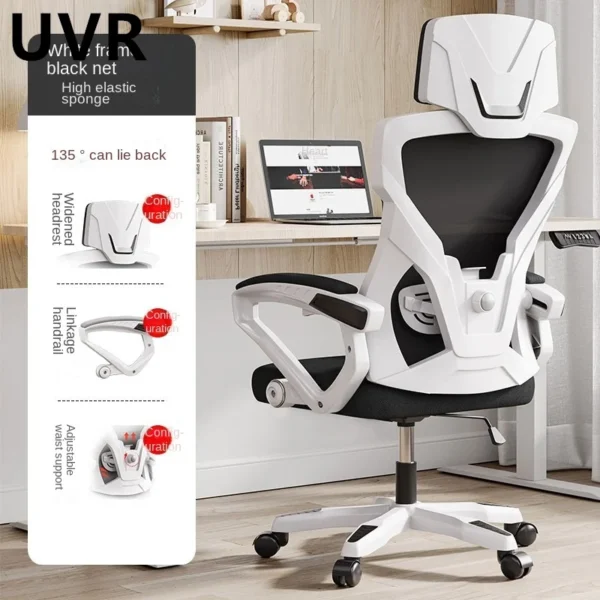 UVR Ghế Công Thái Học Chất Lượng Cao Ghế Máy Tính Tựa Lưng Thoải Mái Học Tập Esports Ghế Ngả Người Lười Ghế Văn Phòng