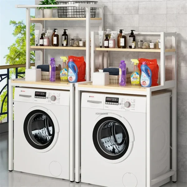 Chống Thấm Nước Chống Rỉ Sét Máy Giặt Có Giá Để Đồ Phòng Tắm Vệ Sinh Tủ Bảo Quản Gỗ Ban Công Lưu Trữ Giá Đỡ Đồ Nội Thất Gia Đình Z