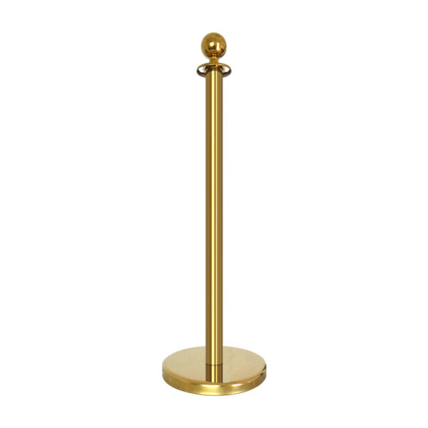 Cột chắn inox vàng dây chùng - Mã HTGC-O