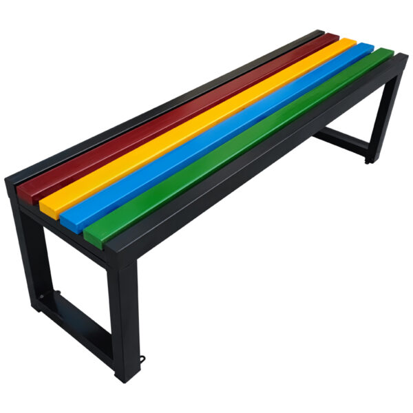 Ghế công viên không tựa gỗ nhựa 150 cm - Mã CPT-TQGKT15