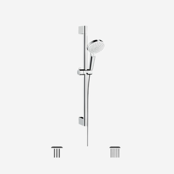 Bộ sen tay Crometta có thanh trượt Hansgrohe – đáp ứng tiêu chuẩn chất lượng châu Âu