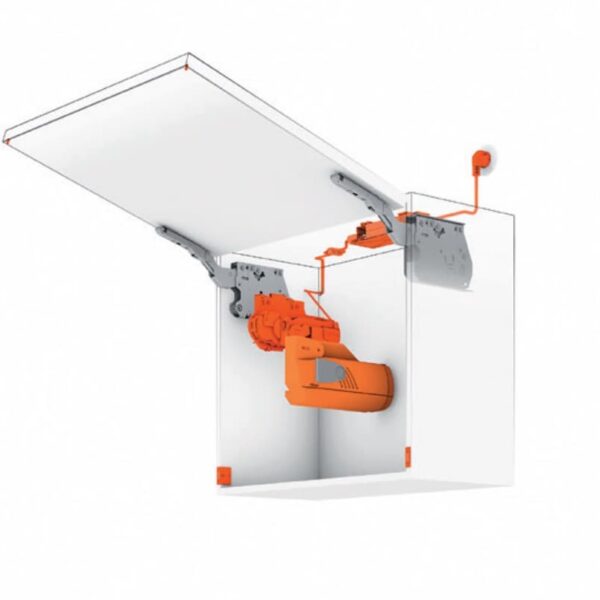 Bộ tay nâng điện Aventos HK 21KA008 tiện ích tủ bếp với thiết kế hiện đại, thẩm mỹ