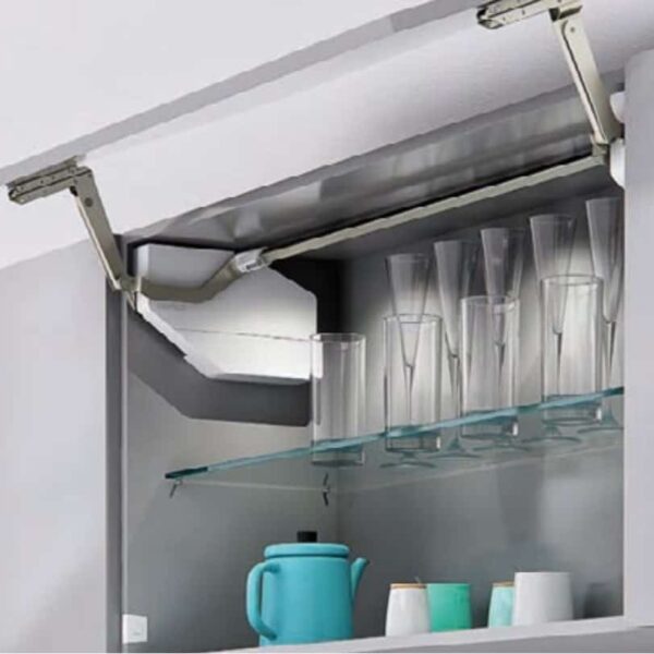 Bộ tay nâng điện Hafele FREE SWING E 372.29.715 tiện ích tủ bếp với thiết kế hiện đại, thẩm mỹ