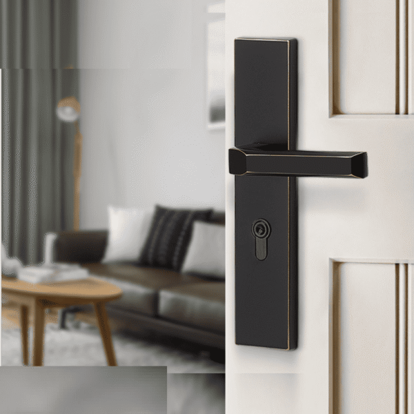 Khóa cửa phòng cổ điển bằng đồng thau -33H cao cấp chống trộm an toàn kiểu Âu
