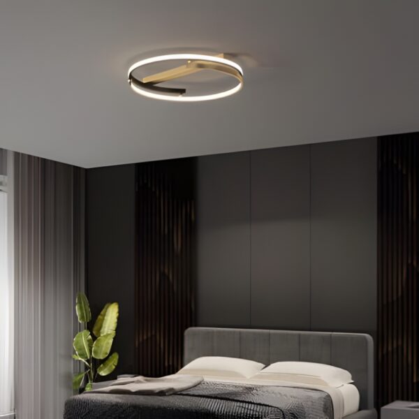 Đèn LED trang trí trần thân đồng nghệ thuật sáng tạo – đèn trang trí nội thất
