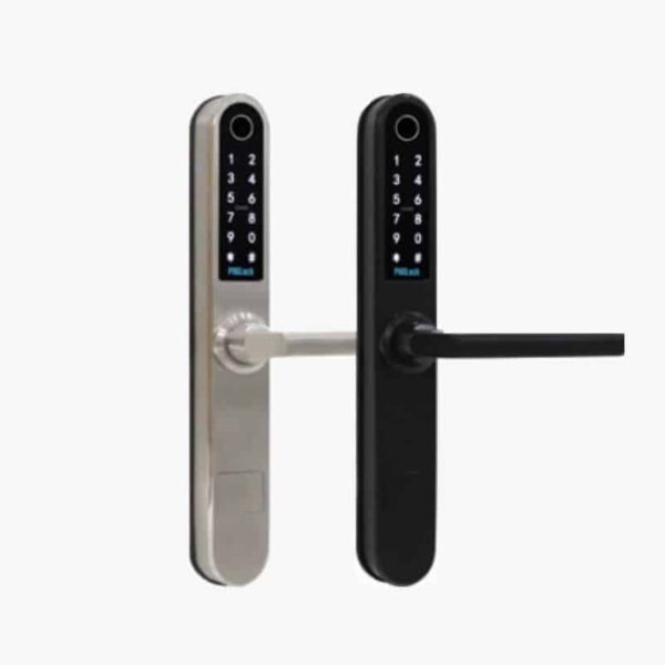 Khóa cửa vân tay cho cửa nhôm đố hẹp PHGLock cao cấp chống trộm an toàn kiểu Âu