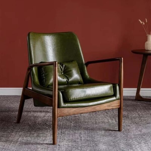 Thiết Kế Ghế Sofa Đơn Phòng Khách Khung Gỗ Độc Đáo