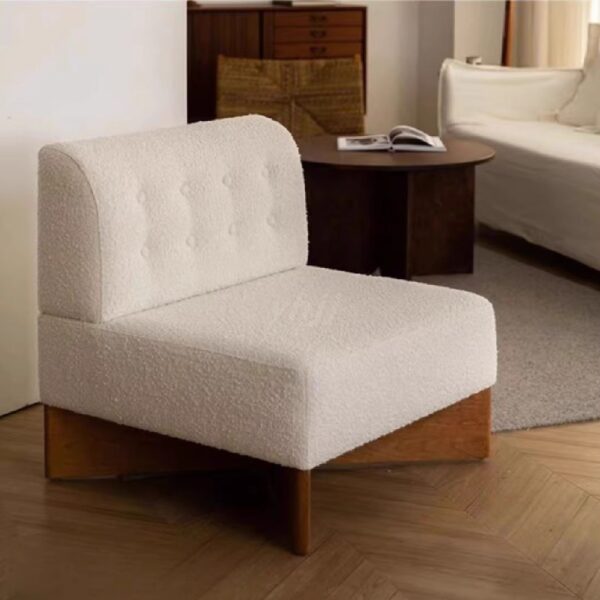Ghế Sofa Lười Vải Giả Lông Cừu Phong Cách Mới Bắc Âu