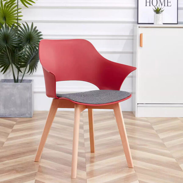Ghế Tiếp Khách Chân Gỗ Cao Cấp Phong Cách Mới