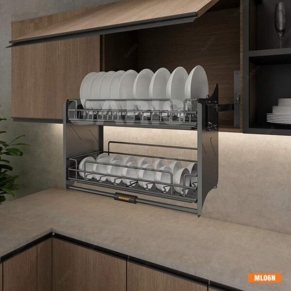 Giá bát nâng hạ đa năng Garis tiện ích tủ bếp với thiết kế hiện đại, thẩm mỹ