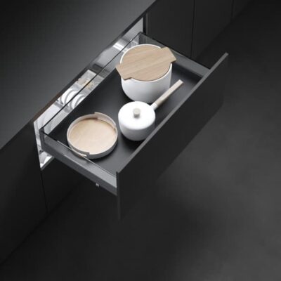 Giá xoong nồi đồ khô giảm chấn tiện lợi Taura tiện ích tủ bếp với thiết kế hiện đại, thẩm mỹ