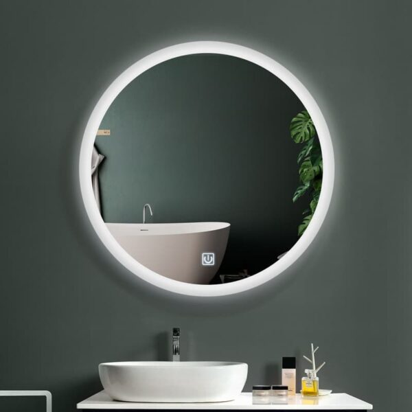 Gương đèn led treo tường nút cảm ứng – chất lượng vượt trội, thiết kế đẳng cấp