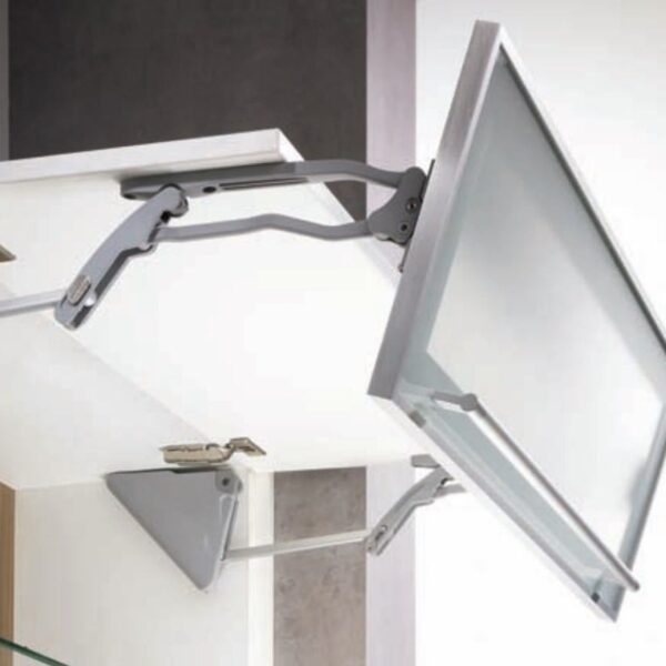Bộ cánh tay nâng Hettich Advanced HF 9079600 tiện ích tủ bếp với thiết kế hiện đại, thẩm mỹ