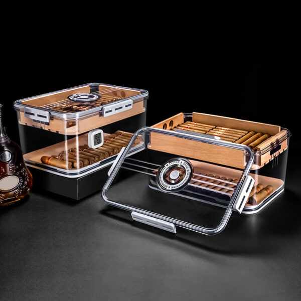 Hộp nhựa bảo quản cigar lót gỗ tuyết tùng – sản phẩm hữu ích trong mọi ngôi nhà