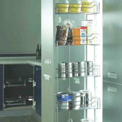 Hệ tủ kho 6 tầng Cariny KTK 640SS tiện ích tủ bếp với thiết kế hiện đại, thẩm mỹ