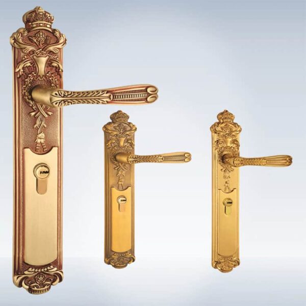 Khóa cửa cổng biệt thự bằng đồng nguyên khối T85-M6080 cao cấp chống trộm