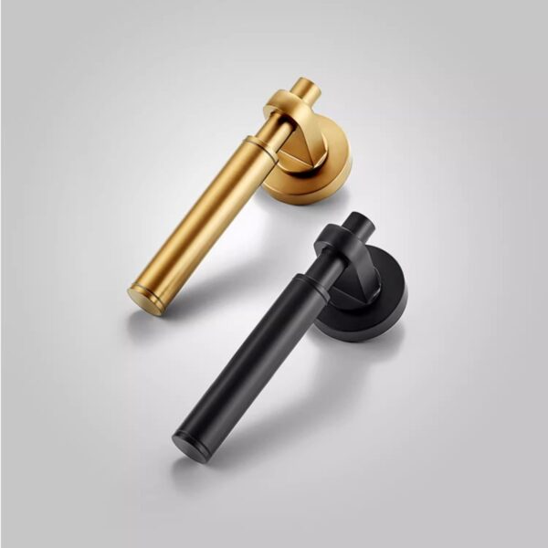 Khóa cửa tay gạt đồng thau sang trọng cao cấp chống trộm an toàn cho cửa gỗ