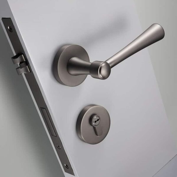 Khóa cửa tay gạt hiện đại cho phòng ngủ cao cấp chống trộm an toàn cho cửa gỗ