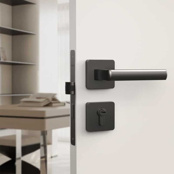 Khóa cửa thông phòng tối giản hợp kim kẽm cao cấp chống trộm an toàn cho cửa gỗ