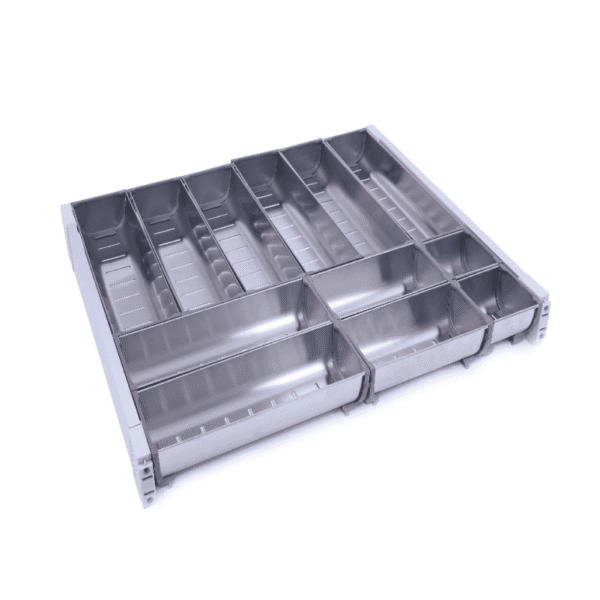 Khay chia muỗng đũa ngăn kéo có nẹp cao cấp L750AB tiện ích tủ bếp với thiết kế hiện đại, thẩm mỹ