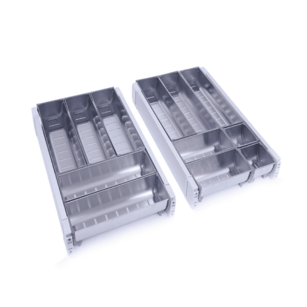 Khay chia muỗng đũa ngăn kéo có nẹp cao cấp L850AB tiện ích tủ bếp với thiết kế hiện đại, thẩm mỹ
