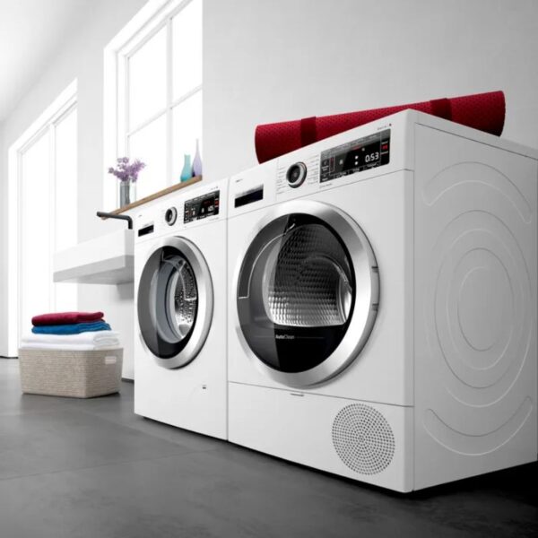 Máy sấy bơm nhiệt 9kg màu trắng Bosch HMH.WQB245B0SG – đồ dùng cần có cho mọi gia đình