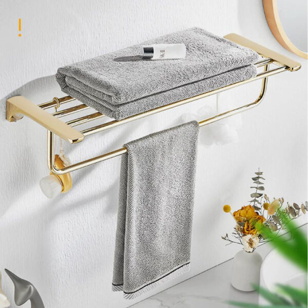 Phụ kiện nhà tắm bằng inox 304 màu vàng sang trọng – đáp ứng nhu cầu sử dụng hàng ngày