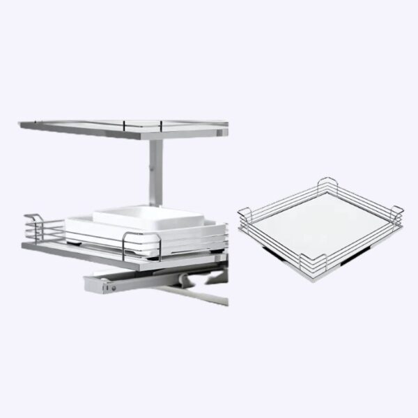 Phụ kiện rổ kéo tủ bếp chính hãng Kessebohmer 549.77.254 tiện ích tủ bếp với thiết kế hiện đại, thẩm mỹ