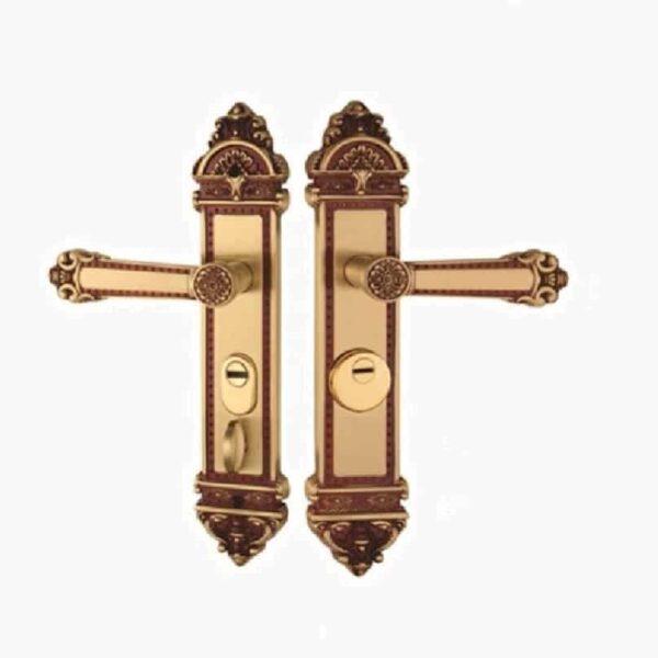 Khóa cửa chính bằng đồng thau biệt thự T68-L7010 cao cấp chống trộm an toàn