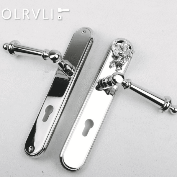 Khóa cửa phòng đồng chrome Italia OVLI 86378 cao cấp chống trộm an toàn kiểu Âu