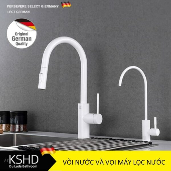 Vòi nước rửa chén đôi cảm ứng máy lọc nước – đáp ứng tiêu chuẩn chất lượng châu Âu