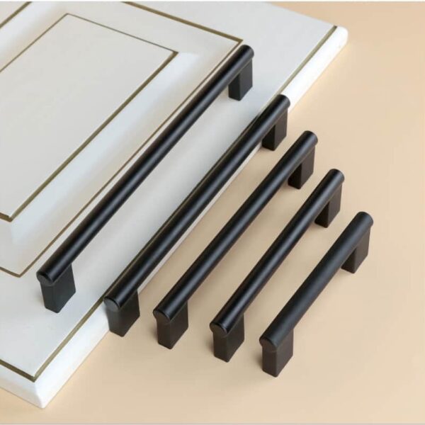 Tay nắm tủ Inox 201 màu đen nhiều kích thước DJ-, nội thất cao cấp