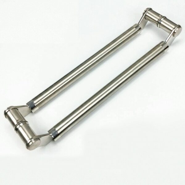 Tay nắm cửa inox lệch tâm cửa kính cửa gỗ QB-8832 – chất liệu inox 304 không gỉ, lý tưởng cho cửa gỗ tự nhiên, tương thích cửa kính cường lực, kiểu lệch tâm hiện đại, phụ kiện cửa hiện đại cao cấp