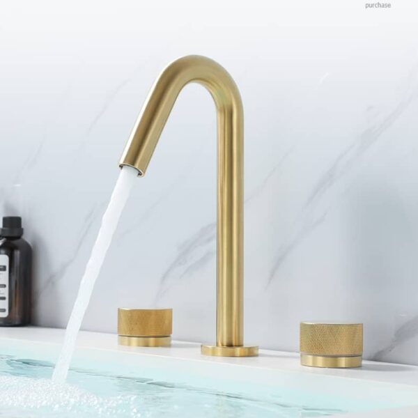 Vòi lavabo nóng lạnh ba lỗ bằng đồng – giải pháp lý tưởng cho nhà ở đô thị