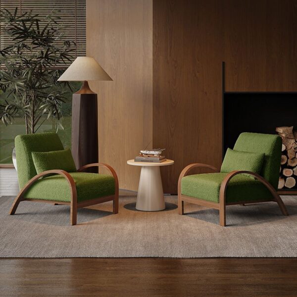 Sofa Đơn Thư Giãn Kiểu Bắc Âu Lễ Tân Phòng Khách