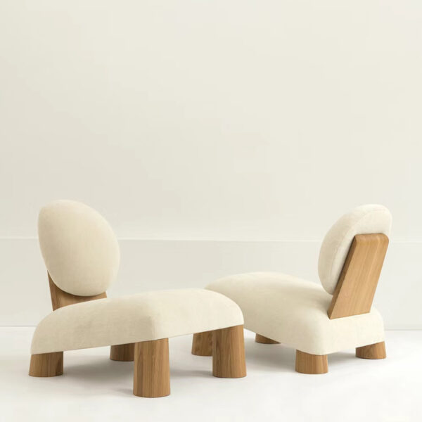 Sofa Đơn Phong Cách Wabi Sabi Thư Giãn Sang Trọng