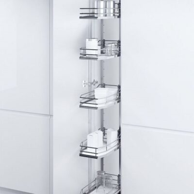 Hệ khay 5 tầng Vauth Sagel Premea tiện ích tủ bếp với thiết kế hiện đại, thẩm mỹ
