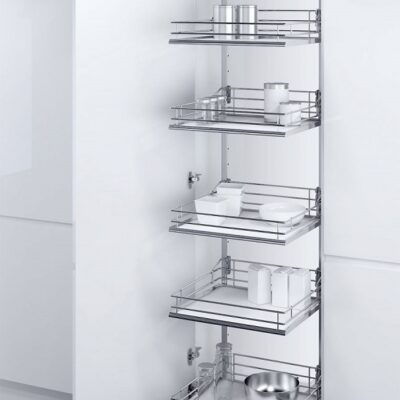 Bộ khay tủ đứng 5 tầng Vauth Segel Premea tiện ích tủ bếp với thiết kế hiện đại, thẩm mỹ