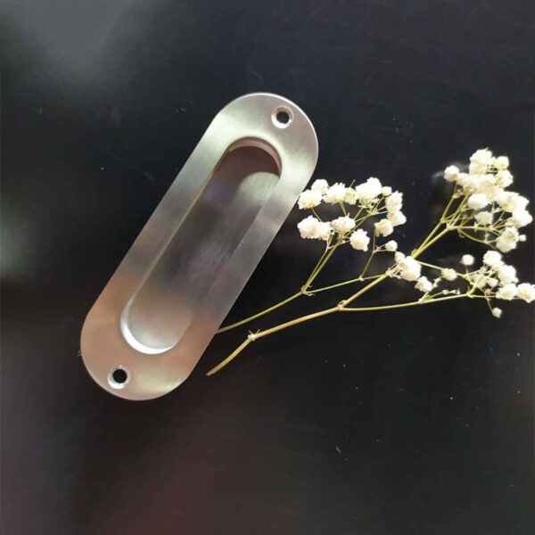 Tay nắm âm tủ bằng inox hiện đại, nội thất cao cấp