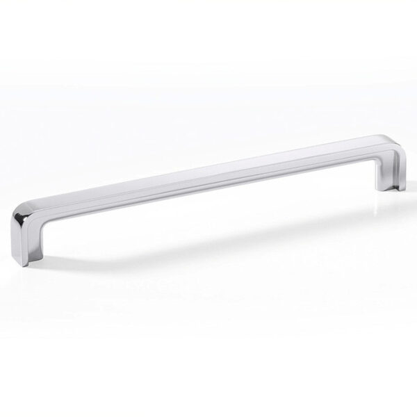 Tay nắm chữ U mạ Crom bóng H1385 Hafele 110.34, nội thất cao cấp