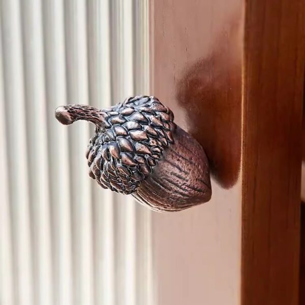 Tay nắm tủ decor hình quả sồi phong cách Bắc Âu, nội thất cao cấp