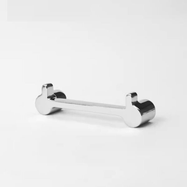 Tay nắm tủ đồng thau mạ chrome sáng hiện đại, nội thất cao cấp